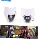 Headlight ダートバイクヘッドライトLEDエンデューロピットバイクライトfor exc sxf 250 350 450 525 mx Dirt Bike...