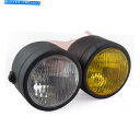 Headlight ツインヘッドライトモーターサイクルバイクデュアルランプストリートファイター裸のドミネーター12V Twin Headlight Motorc...