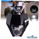 Headlight オートバイLEDヘッドライトブラックExcf XCF XCW SX TE TC FE 300 350 450 KLX250F Motorcy...