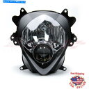 Headlight スズキGSXR1000 GSX-R1000 2007-2008 USのブラックヘッドライトランプアセンブリハウジング Black HeadL...