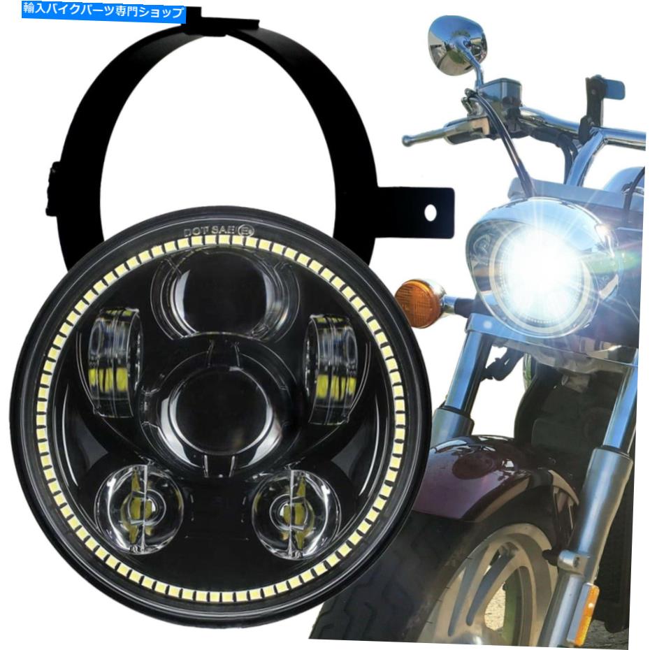 Us Custom Parts Shop USDM㤨Headlight Honda VTX 1300 1800 C/N/R/S/T֥åϥLEDץإåɥ饤ȥå LED Projection Headlight Kit for Honda VTX 1300 1800 C/N/R/S/T Black Halo RingפβǤʤ275,990ߤˤʤޤ