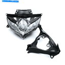 Headlight スズキGSXR 600 GSX-R 750 08-10 K8ヘッドライト+ブラケットフロント照明ランプに適しています Fit For Suz...