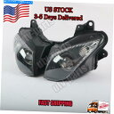 Headlight FAフロントヘッドライトヘッドランプカワサキ2008-2010 ZX10R ZX-10R Q006にフィット FA Front Headli...