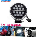 Headlight オートバイ5-3/4 '' 5.75 '' LEDヘッドライトDRLランプハーレーソフトアイルローライダーS Motorcycle 5-3/...