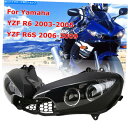 Headlight ヤマハのヘッドライト2003-2005 YZF R6 YZF-R6 R600 06-09 R6Sフロントヘッドランプクリア Headligh...