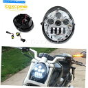 Headlight ハーレーのフロントLEDヘッドライトランプVRSCA V-ROD VRSC VROD DOT承認 Front LED Headlight L...