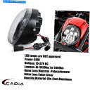 Headlight ハーレーストリートロッドマッスルVRSCF V-RODヘッドランプのドットオートバイLEDヘッドライト DOT Motorcycle LED...