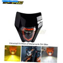 Headlight 黒いオートバイのダートバイクLEDヘッドリーカバーヘッドランプエンデューロexcf xcw xcw Black Motorcycle Dir...