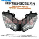 Headlight NINJA 400 EX400 2018-2020フロントヘッドライトアセンブリNinja400ヘッドランプに適しています Fit for ...