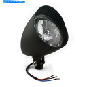 Headlight ハーレースポーツスターXLダイナソフトアイルチョッパーボバーH4の黒い弾丸ヘッドライト Black Bullet Headlight For...
