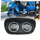 Headlight 5 3/4「ツーリングロードグライドFLTR 1998-2013用デュアルLEDプロジェクターヘッドライトランプ 5 3/4“ Dual L...