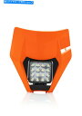 Headlight パネルヘッドライトホルダーライトKTM LED Exc 250 300 350 450 2017 2018 2019 Acerbis Pan...
