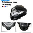 Headlight バジャジパルサー200NSのオートバイヘッドライトランプフロントLEDヘッドランプアセンブリ Motorcycle Head Light L...