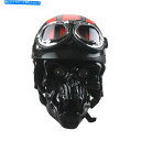 Headlight カスタム12V LEDスカルヘッドライトオートバイヘッドランプヘルメットゴーグル Custom 12v LED Skull Headligh...