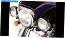 Headlight CIRO CHROME FANG LEDランニングヘッドライトベゼルプラグアンドプレイ1996-13ハーレーツーリング Ciro Chrom...