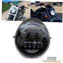 Headlight HarleyV-Rod Street Rod Night Rodのドット承認済みバイクLEDヘッドライトランプ DOT Approved M...