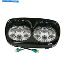 Headlight 5.75 '' LEDハーレーロードグライドFLTR 1998-2013に適したデュアルヘッドライトプロジェクター 5.75'' LED D...