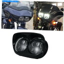 Headlight LED HI/LOビームヘッドライトハーレーロードグライドのためのデュアルプロジェクターヘッドランプ2004-2013 LED Hi/Lo ...