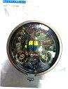 Headlight 5,7インチ16 LEDデイメーカーヤマハYL2 YL2G L2G DT100X DT100ヘッドライト +ケース 5,7 Inch 16 ...