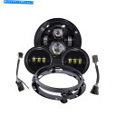 Headlight トラックモール7インチLEDヘッドライト、4.5インチの霧通りライト、取り付けリング付き... TRUCKMALL 7 inch LED H...