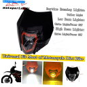 Headlight Honda CRF450R 450RX CRF450RL / S 450RWE CB250 2022のブラックダートバイクヘッドライト Bl...