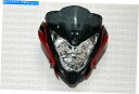 Headlight Bajaj Pulsar 150オートバイヘッドライトアセンブリヘッドランプ +フェアリングレッド用 For Bajaj Pulsar 15...
