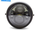 Headlight バイクヘッドライトはMutt Akita FSR Mongrel Fat Sabbath Hilts Retro Modelに適合します M...