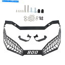 Headlight フロントヘッドライトグリルヘッドランププロテクターガードCFMOTO 800MT 2021-2022 BK TG Front Headlig...