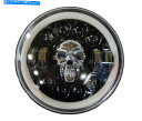 Headlight ロイヤルエンフィールド90ワット頭の頭の光に適合します FITS FOR ROYAL ENFIELD 90 WATT SKULL HEAD ...