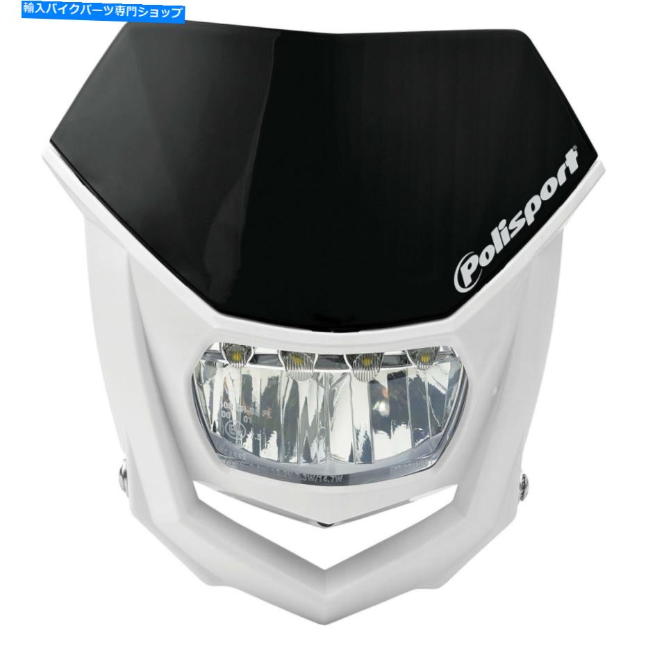 Headlight LED電球が黒いポリスポートハローヘッドライト P...(2)
