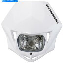 Headlight ムースレーシングハローLEDヘッドライト-White -8667100008 Moose Racing Halo LED Headlight...