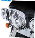 Headlight Ciro Headlight Bezels Chrome#45200 Harley Davidson CIRO Headlight Beze...
