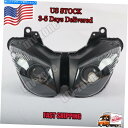 Headlight 川崎2009-2012 ZX6R 636 E006に適合するフロントオートバイヘッドライトヘッドランプの場合 IF Front Motorc...