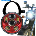 Headlight Honda VTX 1300 1800 C/N/R/S/T赤いプラグアンドプレイ用のLEDプロジェクションヘッドライトキット LED Pro...