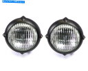 Headlight バイクヘッドライト - ペアマットブラック - ボトムマウント-5 1/2