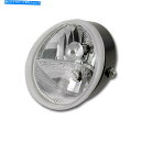 Headlight ENCヘッドライトハーレーvロッドスタイルカスタム裸の戦闘ランプヘッドライトクリア ENC Headlight Harley V Rod S...