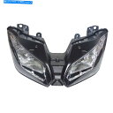 Headlight ヘッドライトヘッドライトランプハウジングカワサキエクス300忍者2013-2019の透明レンズ Headlight Head Light L...