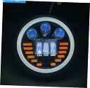 Headlight Royal Enfield 90W 6LEDインジケーターヘッドライトに適合します FITS FOR ROYAL ENFIELD 90W 6...