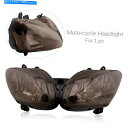 Headlight フロントヘッドライトヘッドランプライトタンハウジングアセンブリフィットヤマハYZF R1 2002-2003 Front Headlight...