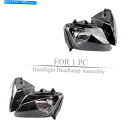 Headlight フロントオートバイヘッドライトヘッドランプフィットヤマハYZF 1000 R1 2000 2001ブラック Front Motorcycle...