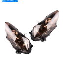 Headlight フロントヘッドライトヘッドランプヘッドランプクリアレンズアセンブリフィットヤマハYZF R1 07-20 Front Headlight H...