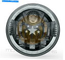 Headlight ロイヤルエンフィールドエレクトラブレットバイクにフィットする7インチLEDヘッドライト 7 Inch LED Headlight Fit F...
