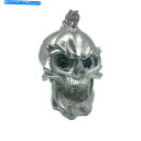 Headlight 12VオートバイLEDスカルヘッドライトヘッドランプハーレーホンダヤマハスズキBMW 12v Motorcycle LED Skull He...