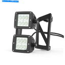 Headlight オートバイLEDヘッドライトストリートファイタープロジェクト-Dual Stacked LED 52-53mm Motorcycle LED...