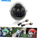 Headlight ハーレーvロッドVRSC VRSCA VRSCB VRSCD VRSCR VRSCF BLACKのLEDヘッドライトヘッドランプ LED H...