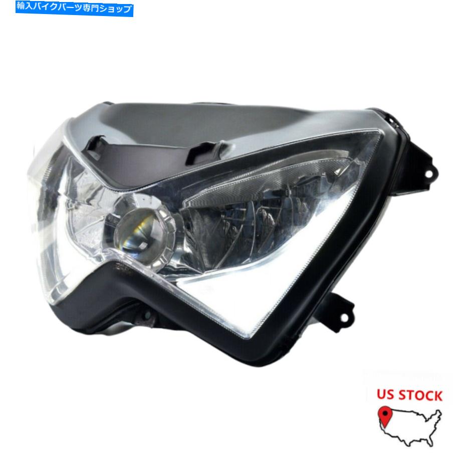 Headlight カワサキZ800 2013-2016フロントヘッドランプヘッドランプホワイトの1xフルLEDヘッドライト 1X Full LED Headlight for Kawasaki Z800 2013-2016 Front Head Lamp Headlamp White