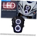 Headlight 1xフルLEDオートバイヘッドライトスズキハヤブサGSX1300R 99-07フロントランプ 1X Full LED Motorcycle ...