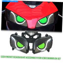 Headlight Honda CBR1000RR 2004-2007 Halo Eye HIDプロジェクターグリーンのKTヘッドライトアセンブリ KT Hea...