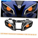 Headlight ヤマハYZF R6 2006-2007 FRONT DRL DEMON EYE ORANGEの1X LEDヘッドライトアセンブリ 1X LE...