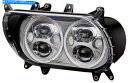 Headlight カスタムダイナミクスクロムトゥルービームLEDヘッドランププラグnプレイハーレーロードグライド15アップ Custom Dynamics Chrome TruBEAM LED Headlamp Plug n Play Harley Road Glide 15-Up(2)